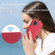 Moto G Stylus 5G 2023 Dierfeng Dream Line TPU + PU Leather Phone Case - Red