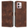 Moto G Stylus 5G 2023 Dream Triangle Leather Phone Case with Lanyard - Brown Moto G Stylus 5G 2023 Dream Triangle Leather Phone Case with Lanyard - Brown