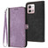 Moto G Stylus 5G 2023 Side Buckle Double Fold Hand Strap Leather Phone Case - Purple