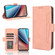 Moto G Stylus 5G 2023 Skin Feel Calf Texture Card Slots Leather Phone Case - Pink