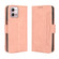 Moto G Stylus 5G 2023 Skin Feel Calf Texture Card Slots Leather Phone Case - Pink