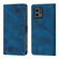 Moto G Stylus 5G 2023 Skin-feel Embossed Leather Phone Case - Blue