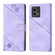 Moto G Stylus 5G 2023 Skin-feel Embossed Leather Phone Case - Light Purple