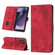 Moto G Stylus 5G 2023 Skin-feel Embossed Leather Phone Case - Red