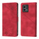 Moto G Stylus 5G 2023 Skin-feel Embossed Leather Phone Case - Red