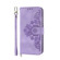 Moto G Stylus 5G 2023 Skin-feel Flowers Embossed Wallet Leather Phone Case - Purple