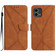 Moto G Stylus 5G 2023 Stitching Embossed Leather Phone Case - Brown