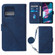 Moto Edge+ 2023 Crossbody 3D Embossed Flip Leather Phone Case - Blue
