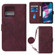 Moto Edge+ 2023 Crossbody 3D Embossed Flip Leather Phone Case - Wine Red
