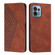 Moto X40/X40 Pro/Edge+ 2023 Diamond Pattern Splicing Skin Feel Magnetic Phone Case - Brown