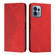 Moto X40/X40 Pro/Edge+ 2023 Diamond Pattern Splicing Skin Feel Magnetic Phone Case - Red