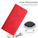 Moto X40/X40 Pro/Edge+ 2023 Diamond Pattern Splicing Skin Feel Magnetic Phone Case - Red