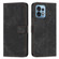 Moto X40/X40 Pro/Edge+ 2023 Skin Feel Stripe Pattern Leather Phone Case with Lanyard - Black