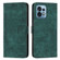 Moto X40/X40 Pro/Edge+ 2023 Skin Feel Stripe Pattern Leather Phone Case with Lanyard - Green