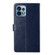 Motorola Edge+ 2023 HT01 Y-shaped Pattern Flip Leather Phone Case - Blue