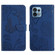 Motorola Edge+ 2023 HT03 Skin Feel Butterfly Embossed Flip Leather Phone Case - Blue