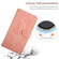 Motorola Edge+ 2023 HT03 Skin Feel Butterfly Embossed Flip Leather Phone Case - Pink