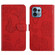Motorola Edge+ 2023 HT03 Skin Feel Butterfly Embossed Flip Leather Phone Case - Red