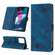 Motorola Edge+ 2023 Skin-feel Embossed Leather Phone Case - Blue