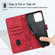 Motorola Edge+ 2023 Skin-feel Embossed Leather Phone Case - Red