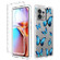 Motorola Edge+ 2023 Transparent Painted Phone Case - Blue Butterflies