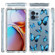 Motorola Edge+ 2023 Transparent Painted Phone Case - Blue Butterflies