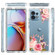 Motorola Edge+ 2023 Transparent Painted Phone Case - Pink Rose