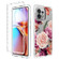 Motorola Edge+ 2023 Transparent Painted Phone Case - Purple Floral