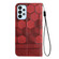 Samsung Galaxy A23 5G Football Texture Magnetic Leather Flip Phone Case - Red