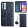 Samsung Galaxy A23 5G Crossbody Football Texture Magnetic PU Phone Case - Dark Blue