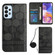Samsung Galaxy A23 5G Crossbody Football Texture Magnetic PU Phone Case - Black