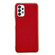 Samsung Galaxy A23 5G Genuine Leather Luolai Series Nano Electroplating Phone Case - Red