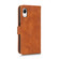 Samsung Galaxy A23e 5G / A23 5G / A23s JP Version Skin Feel Magnetic Flip Leather Phone Case - Brown