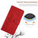 Samsung Galaxy A23 5G JP Version HT03 Skin Feel Butterfly Embossed Flip Leather Phone Case - Red