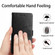 Samsung Galaxy A23 5G JP Version HT01 Y-shaped Pattern Flip Leather Phone Case - Black