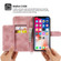 Samsung Galaxy A22e / A23e / A23s / A23 5G JP Skin-feel Flowers Embossed Wallet Leather Phone Case - Pink