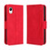 Samsung Galaxy A23e / A23s / A23 5G JP Skin Feel Calf Texture Card Slots Leather Phone Case - Red