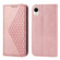 Samsung Galaxy A23e/A23S/A23 5G/A22e Cubic Grid Calf Texture Magnetic Closure Leather Phone Case - Rose Gold