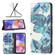 Samsung Galaxy A23 5G Invisible Magnetic Painted Leather Phone Case - Blue Leaves