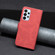 Samsung Galaxy A23 5G Magnetic Clasp RFID Blocking Anti-Theft Leather Case - Red