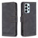 Samsung Galaxy A23 5G Magnetic Clasp RFID Blocking Anti-Theft Leather Case - Black