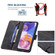 Samsung Galaxy A23 5G Magnetic Clasp RFID Blocking Anti-Theft Leather Case - Black