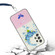 Samsung Galaxy A23 5G Bronzing Butterfly Flower TPU Phone Case with Lanyard - Hydrangea
