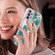 Samsung Galaxy A23 4G / 5G Ring IMD Flowers TPU Phone Case - Blue Rose