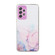 Samsung Galaxy A23 5G Hollow Marble Pattern TPU Precise Hole Phone Case - Pink Samsung Galaxy A23 5G Hollow Marble Pattern TPU Precise Hole Phone Case - Pink