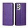 Samsung Galaxy A23 5G Grid Texture Magnetic Flip Leather Phone Case - Purple
