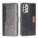 Samsung Galaxy A23 5G Contrast Color Side Buckle Leather Phone Case - Black + Grey