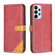 Samsung Galaxy A23 5G Color Matching Double Sewing Thread Leather Phone Case - Red