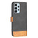 Samsung Galaxy A23 5G BF11 Color Matching Skin Feel Leather Phone Case - Black