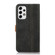 Samsung Galaxy A23 5G Stitching Thread Calf Texture Leather Phone Case - Black